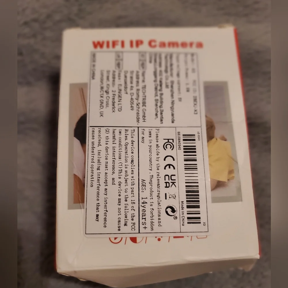 Mini IP Camera Remote Viewing Night Vision, Motion Detection Compact Design
